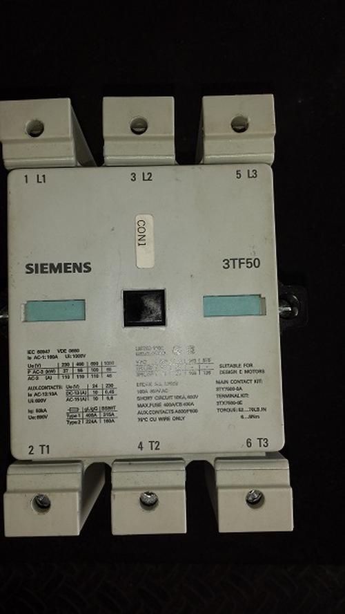 Conceptronics CON 1 Main contactor Siemens 3TF50